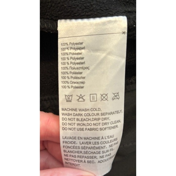 Baleaf Soft Shell Windproof Fleece Lined Water Resistant Jacket Black Size Small - Picture 5 of 6